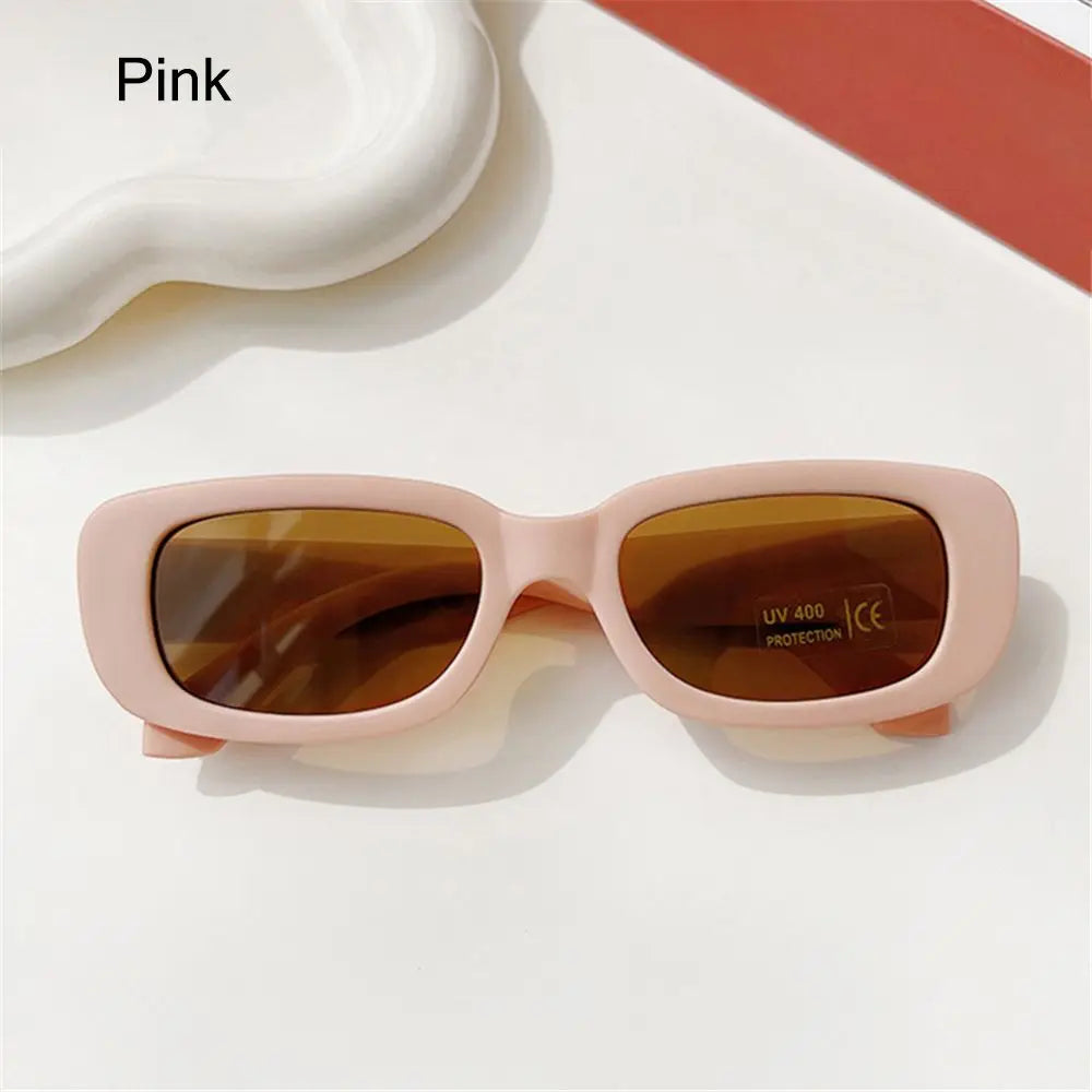 Kids Sunglasses Boy Girls Small Square Frame Sun Glasses Children Baby Stylish Matte Rectangle Goggles UV400 Eyewear Shades 2024