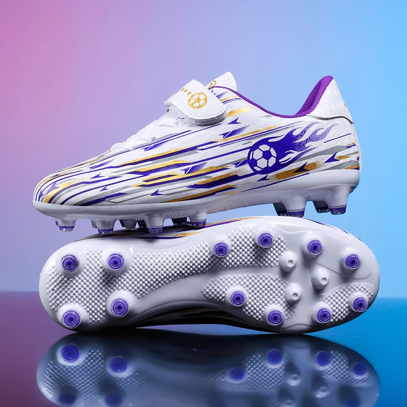 New Kids Professional Soccer Shoes TF Indoor Men Football Field Boots Original Football Shoes Society Cleats Grass Training Fast