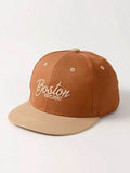 3-8YBoys' Hats, Children's Baseball Caps, Girls' Duck Tongue Sun Hats, Boys' Hip-Hop Flat-Brimmed Hats, Babies