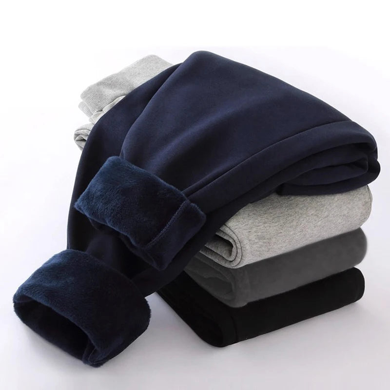 1pcs Autumn Winter Kids Thermal Pant Girls Boys Sports Pants Teenagers Fleece-Lined Casual Trousers Childrens Fleece Pantsskirts