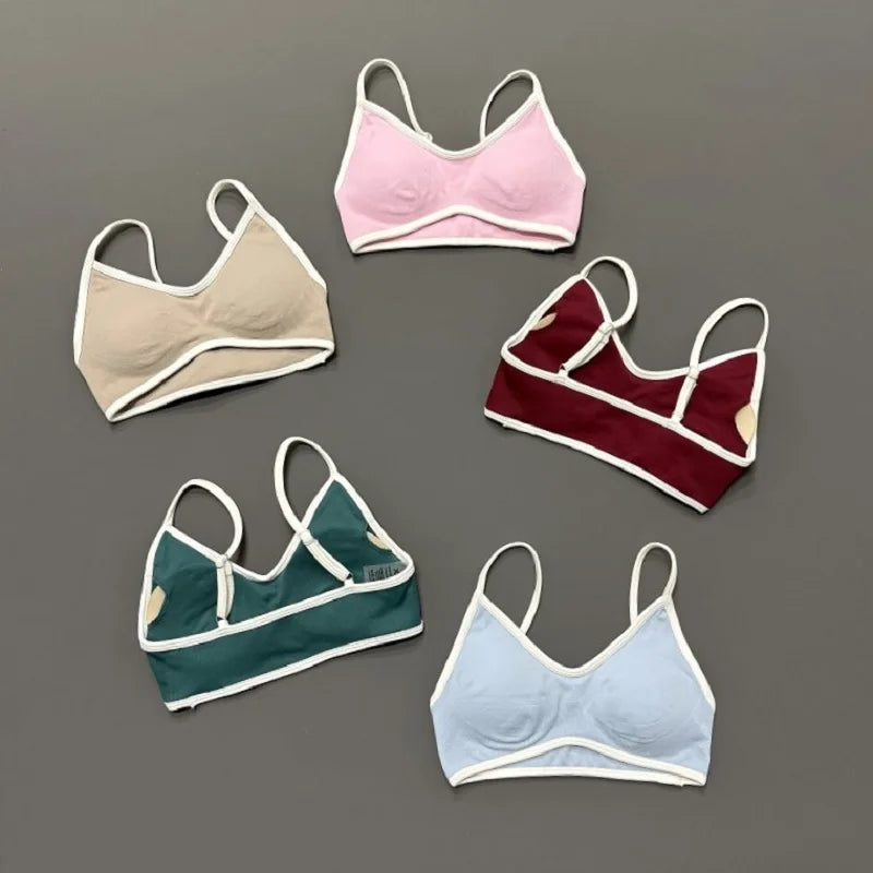 Sports Bra For Women Padded Wireless Yoga Bra Seamless Breathable Shockproof Gym Workout Crop Top Adjustable Straps Bralette