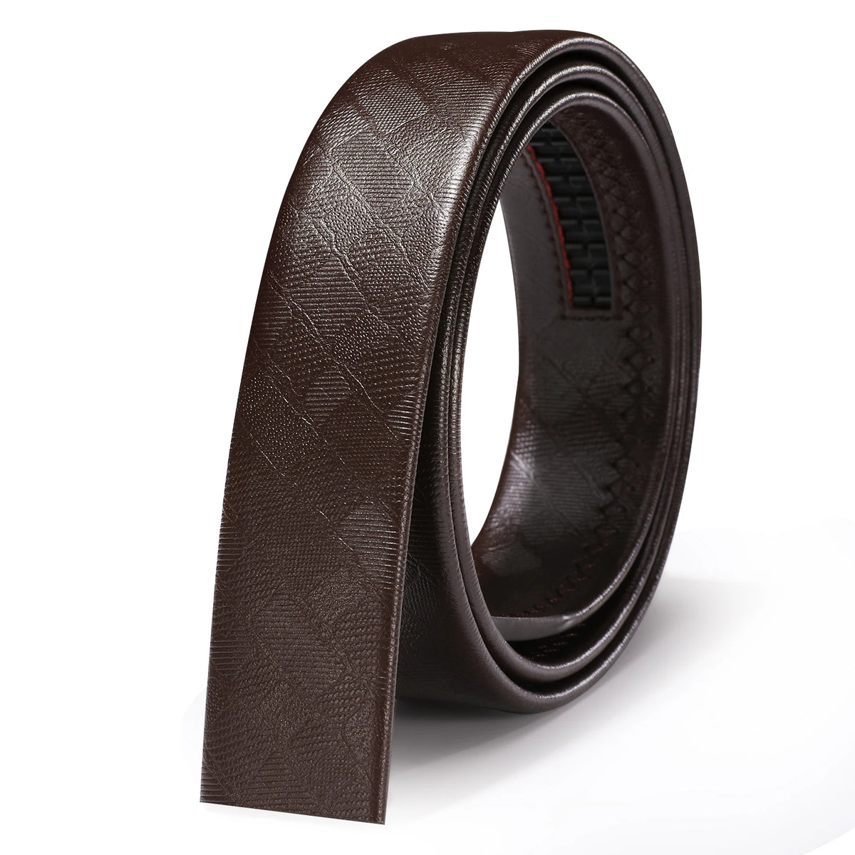 3.5cm Width Mens Replacement Belts Black Blue Brown Red White Green Orange Leather for Automatic Buckles Men Belt Waist Straps