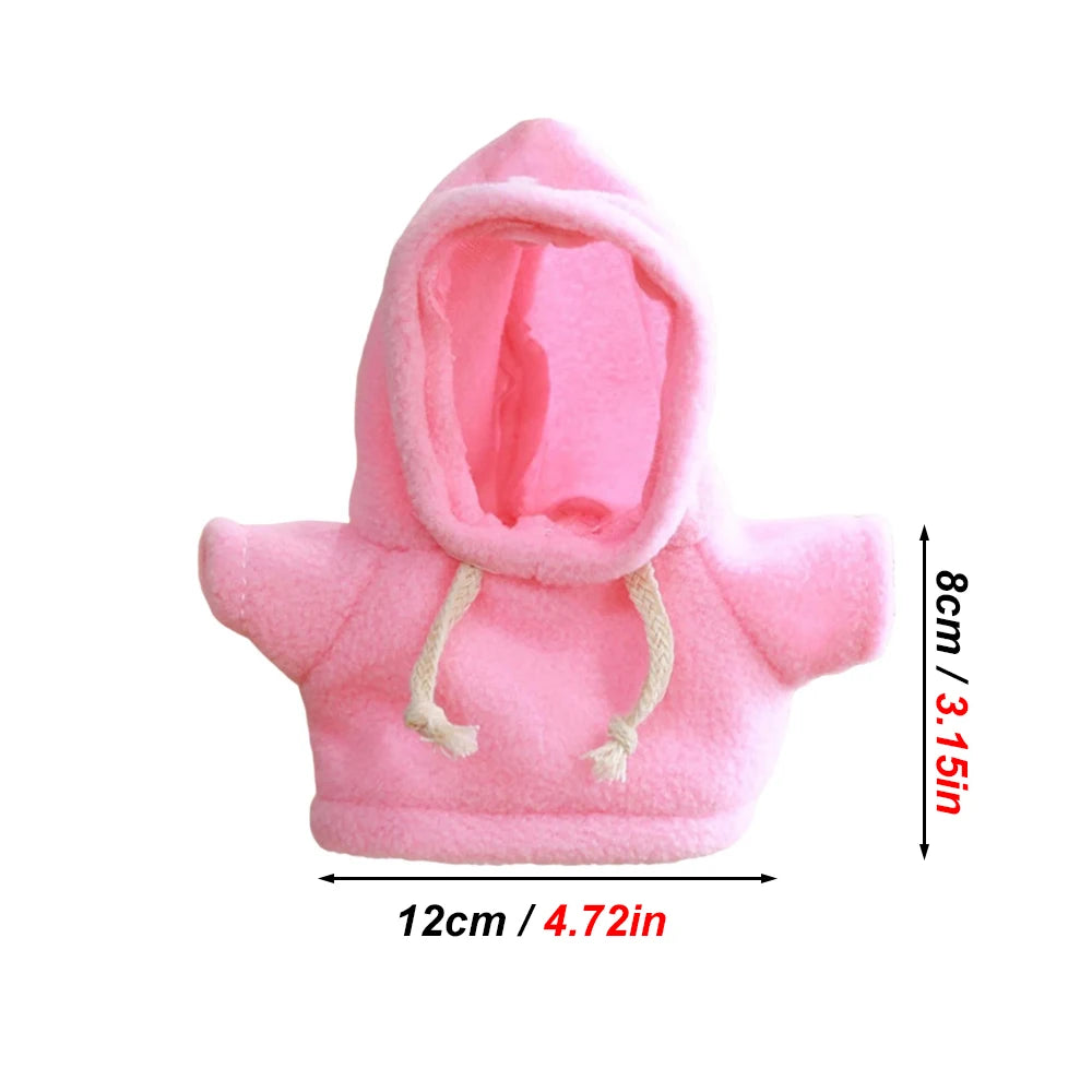 1 PC Warm Winter Pet Pullover Hoodies Outdoor Clothing for Small Animals Bunny Kitten Baby Rabbit Guinea Pig Cosplay Sweatshirt