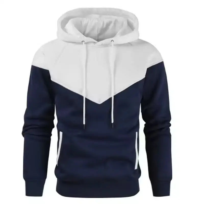 Solid color men's hoodie grab fleece warm men's sweatshirt Fashion street casual men loose breathable jumper brand hoodie