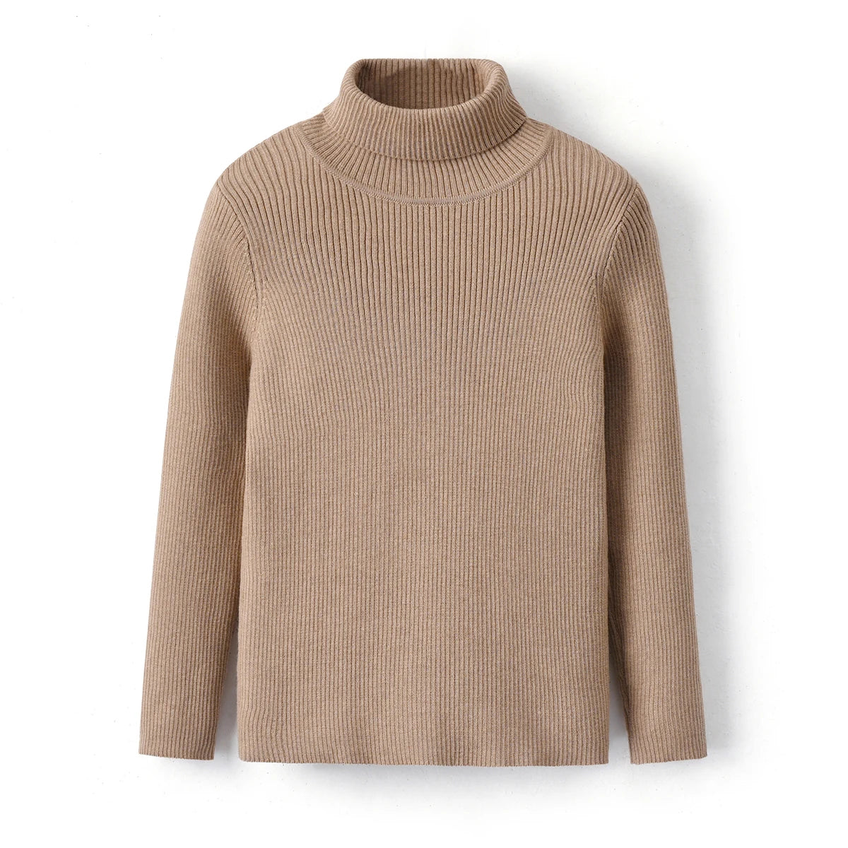 Kids Sweaters Children Autumn Winter Knitted Clothes Boys Girls Wool Knit Stand Collar Pullover Casual Clothing