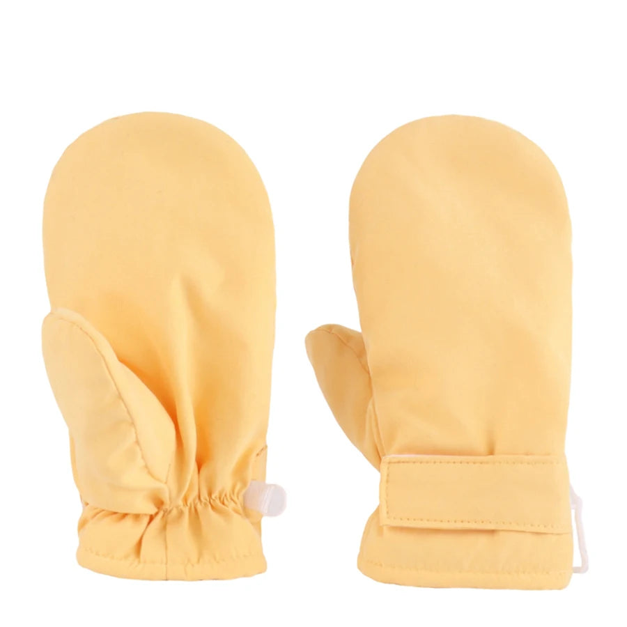 Infant Baby Toddler Kids Winter Mittnes Lined Fleece Warm  Ski Snow Gloves For Boys Girls ﻿