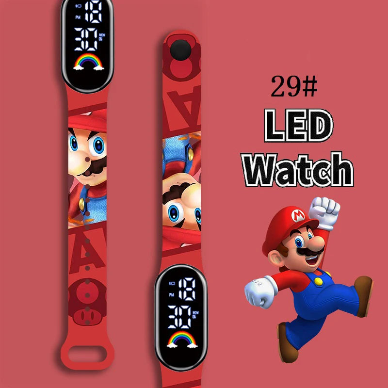 LED Watch for Kids Touch Screen Digital Wristwatch Silicone Strap Children Sports Watch Student Gift