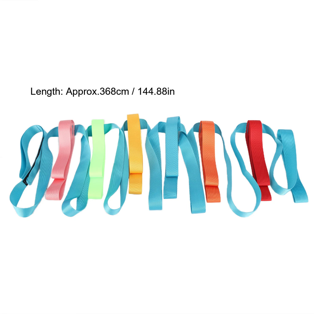 Kids Safety Line Rope Kids Walking Rope Anti‑Lost Colorful Handles Children Safety Line Rope for Preschool Daycare