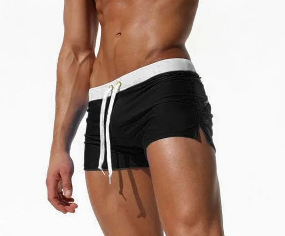 2026 New Men Swimwear Sexy Swimming Trunks Swim Briefs Swimsuit Quick Dry Beach Shorts for Summer Vacation Men's Swimming Shorts
