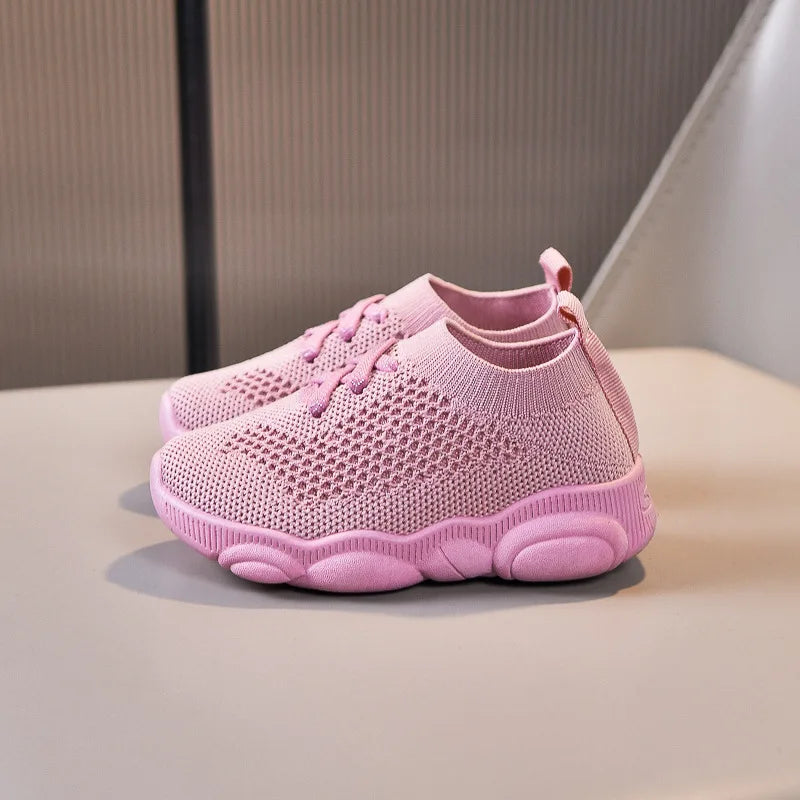 Kids Shoes Anti-slip Soft Rubber Bottom Baby Sneaker Casual Flat Sneakers Shoes Children size Kid Girls Boys Sports Shoes