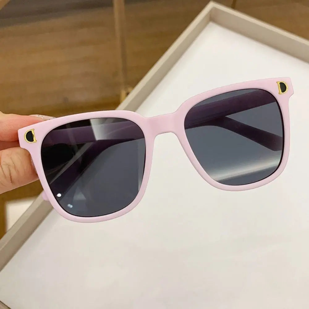 Children sunglasses 2024 fashion square kids Sunglasses boy girl Square goggles Baby travel glasses 6 colors optional UV400