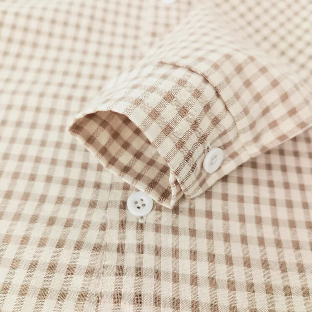 IENENS Kids Shirt Clothes Spring Thin Blouses Clothing Infant Boy Plaid Cotton Tops 1 2 3 4 Years Kids Long Sleeves Shirt