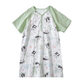 Lightweight Gauze Children's Summer Pajamas Breathable Cartoon Printed Girls' Nightgown Cute One-Piece Pajamas