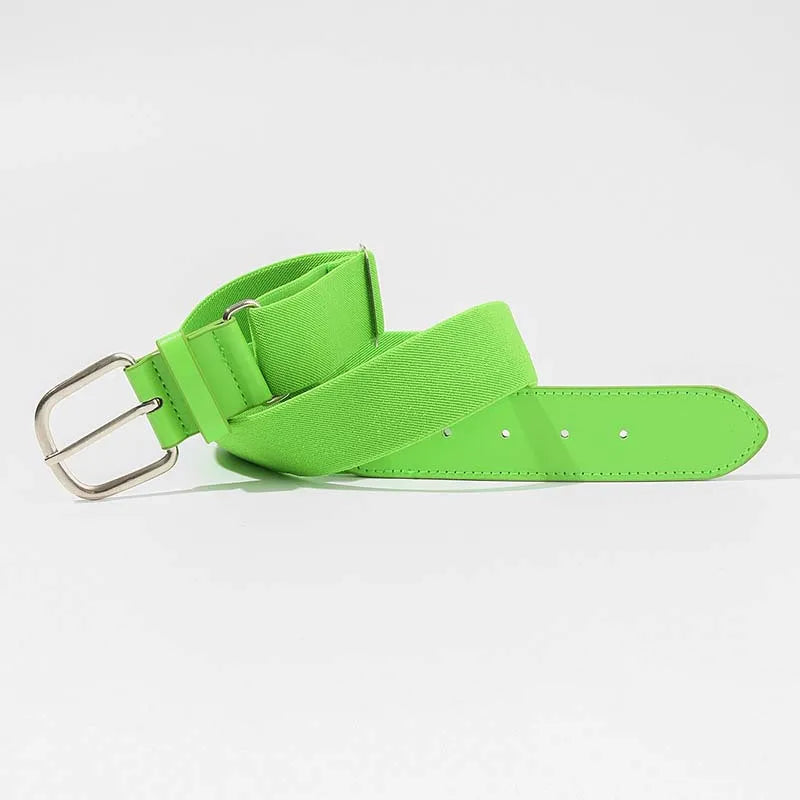 Men Elastic Belt Sports Baseball Strap High Quality Fashionable Trendy Casual Versatile Daily Use Club Belt 6 Color