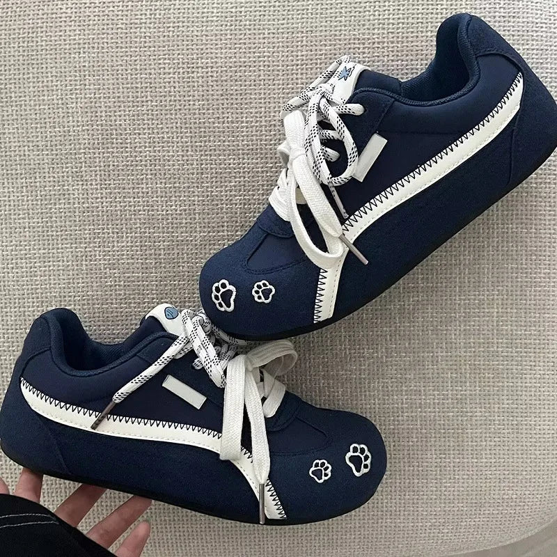 2026 New Women Sneakers Flats Sport Tennis Shoes Women Summer Running Sport Shoes Walking Hiking Lace Up