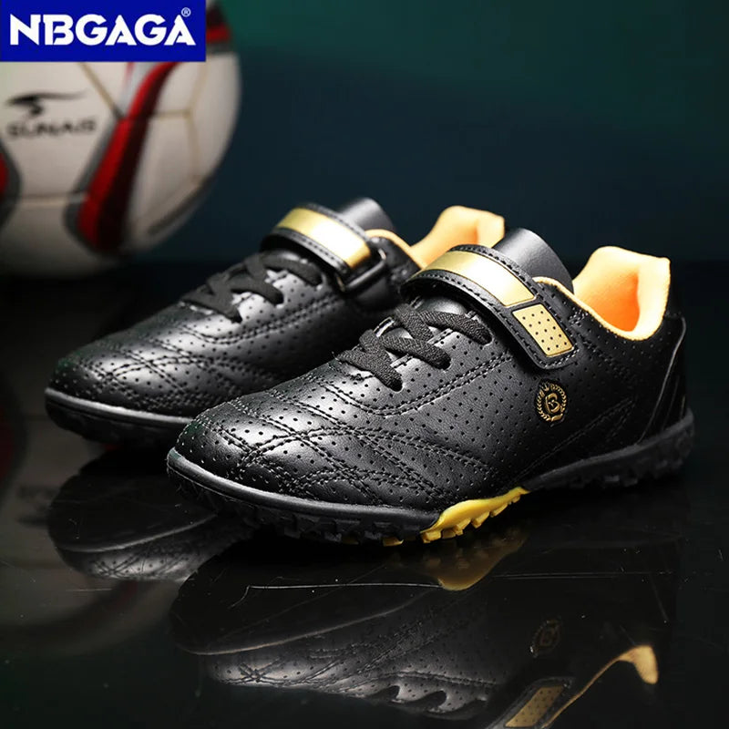 Kids Youth Soccer Shoes Sports Society Field Boy Football Shoes Non Slip Lightweight Training Sneakers Children Football Match