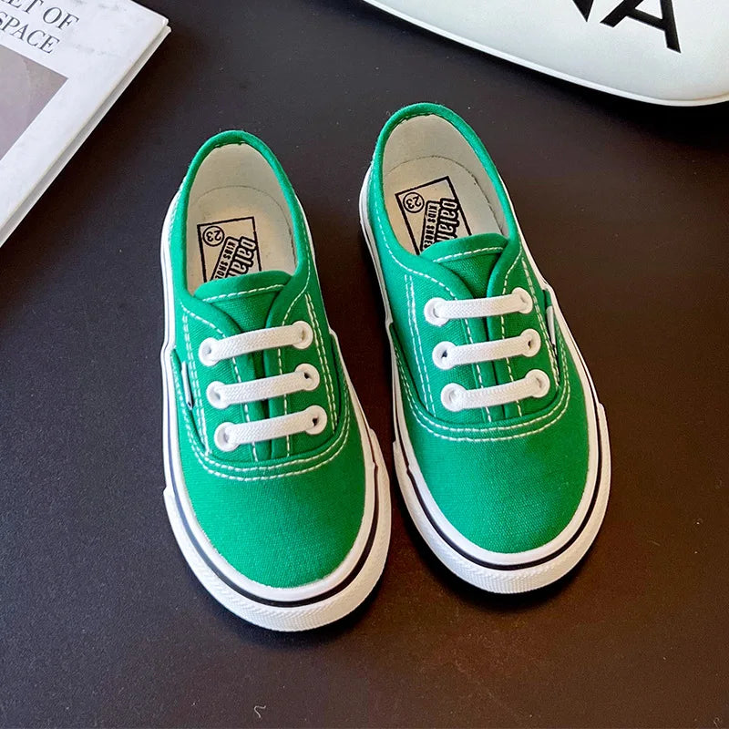 Kid Sneakers 2025 Summer New Kids Canvas Shoe Small Medium Large Kid Shoe Allmatch Women Sneaker Boy Shoes Parent-child Shoes