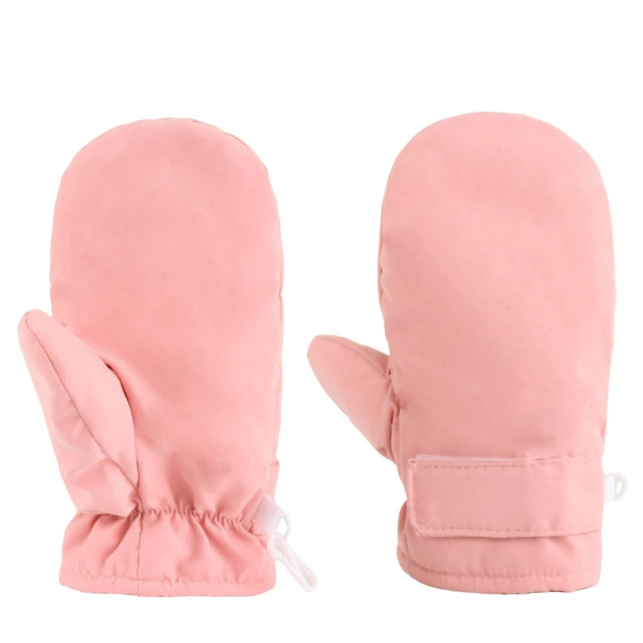 Infant Baby Toddler Kids Winter Mittnes Lined Fleece Warm  Ski Snow Gloves For Boys Girls ﻿