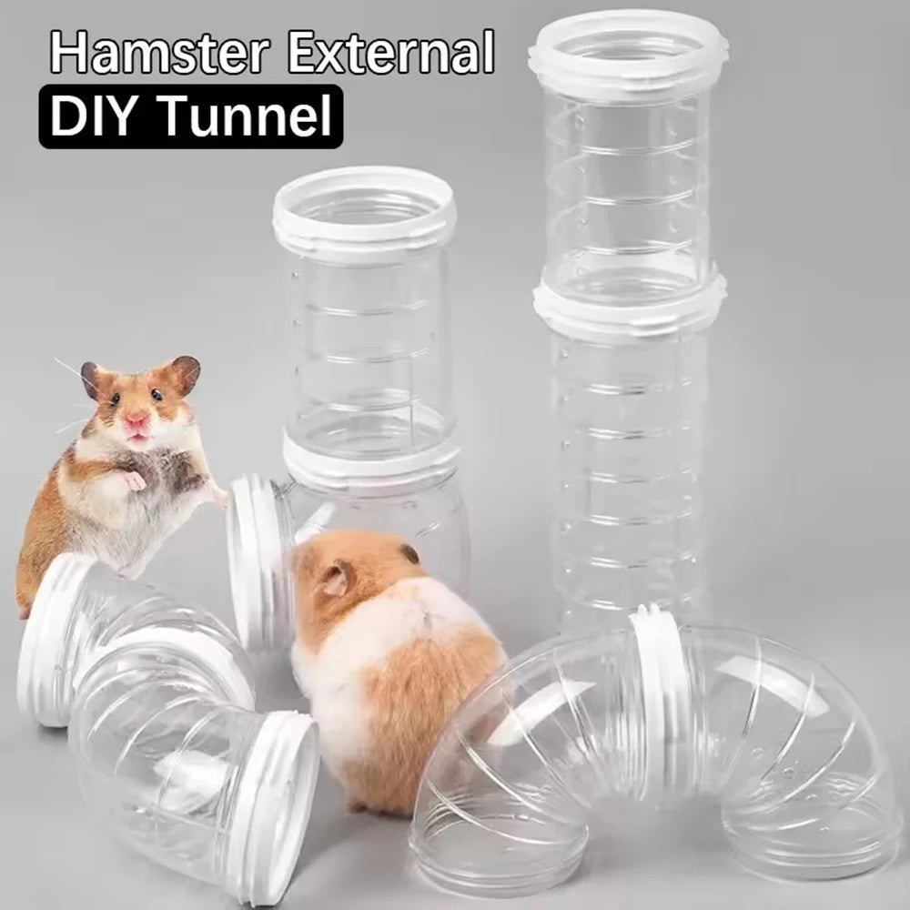 Pipeline Accessories DIY Set  Hamster Cage Renovation External Pipeline Tunnel Small Pet Supplies Toy