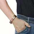 Magnetic Bracelets For Men Pure Copper Magnetic Bracelet Jewelry Jewelry Accessories For Running Sports Gym Fathers Outdoor