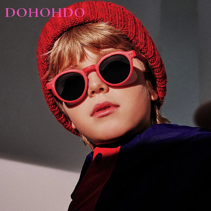 3-12 Years Kids Sunglasses Fashion Children Polarized Sun Glasses Boys Girls Glasses Silicone Safety Baby Shades UV400 Eyewear
