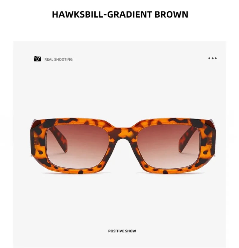 New Sunglasses for Men Women Trendy Sun Glasses Goggle Man Brand Designer Square Glasses Shades Female Eyewear Oculos