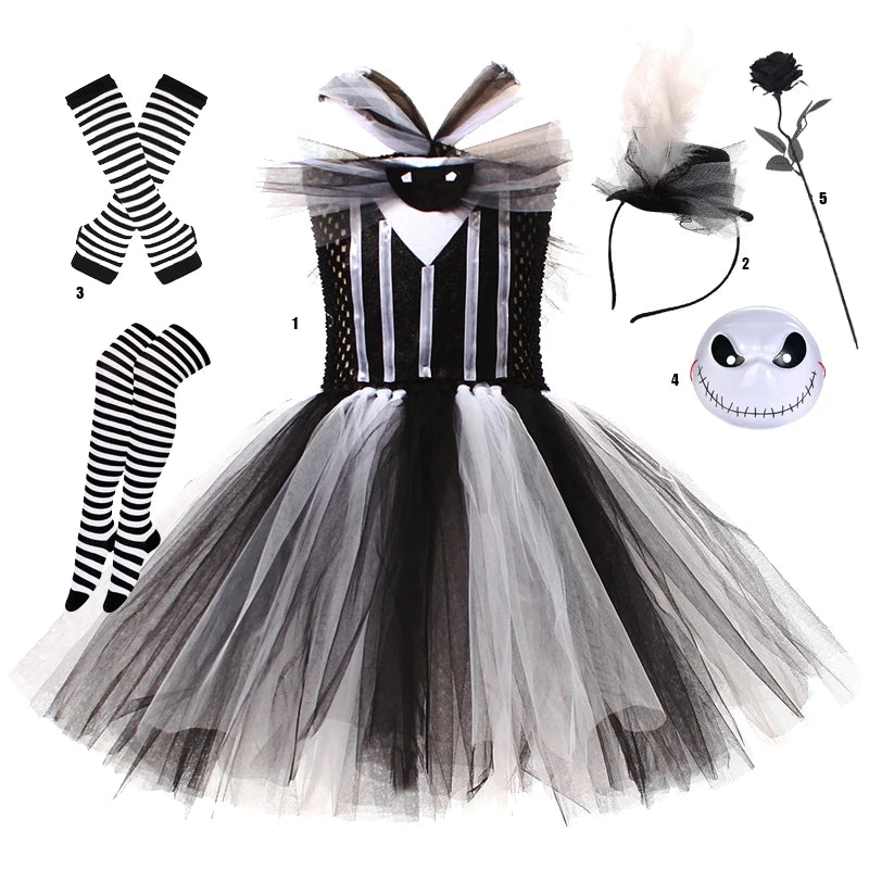 Kids Girls Tutu Dresss Halloween Cosplay Costume Carnival Party Boy Costume Witch Fancy Clothes Halloween Gifts for Children