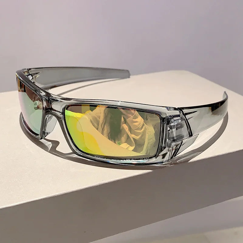 Sunglasses Cool for Women Luxury Men Outdoor Sports Sun Glasses Fashion Wrapped Round Trend Brand Design Shade Eyewear