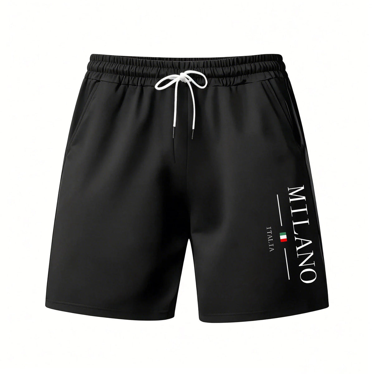 Men's Sport Shorts Sportswear Summer Running Shorts Beach Bottoms Milan, Italy print Jogging Training Short Pants