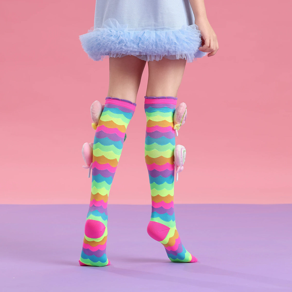Crazy socks for kids Cute girl socks girls wacky Funky Stretch Mid to High Novelty Socks