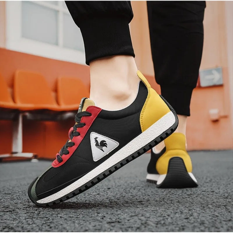 2026New Men's Shoes Fashion Leather Casual Shoes Luxury Tennis Training Shoes Outdoor Sport Running Footwear Men Sneakers Tenis