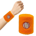 Wristbands For Kids Sports Absorbent Wrist Sweat Bands For Sports Children Wrist Bands Sweat-proof For Basketball Baseball
