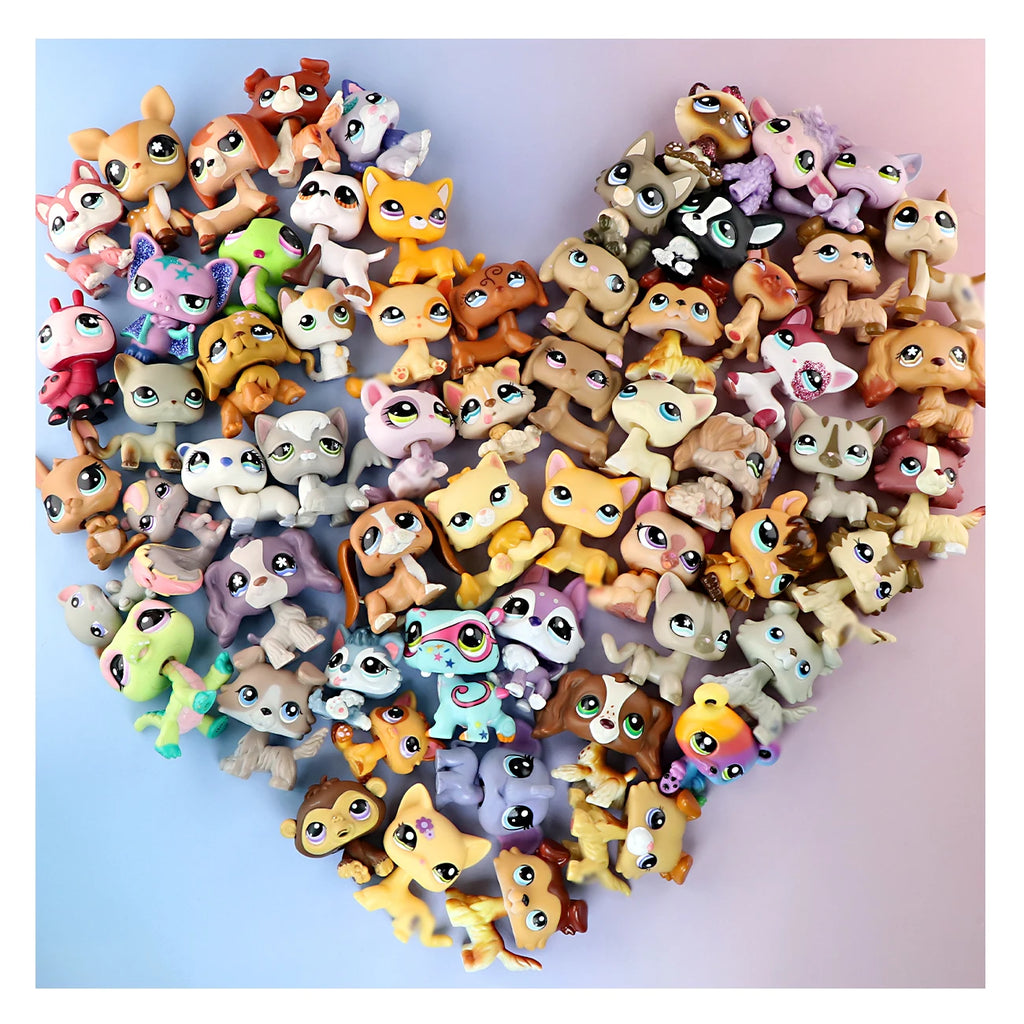 Pet Shop Toys Lovely Pets 5pcs Random and 7pcs Random Accessories Rare