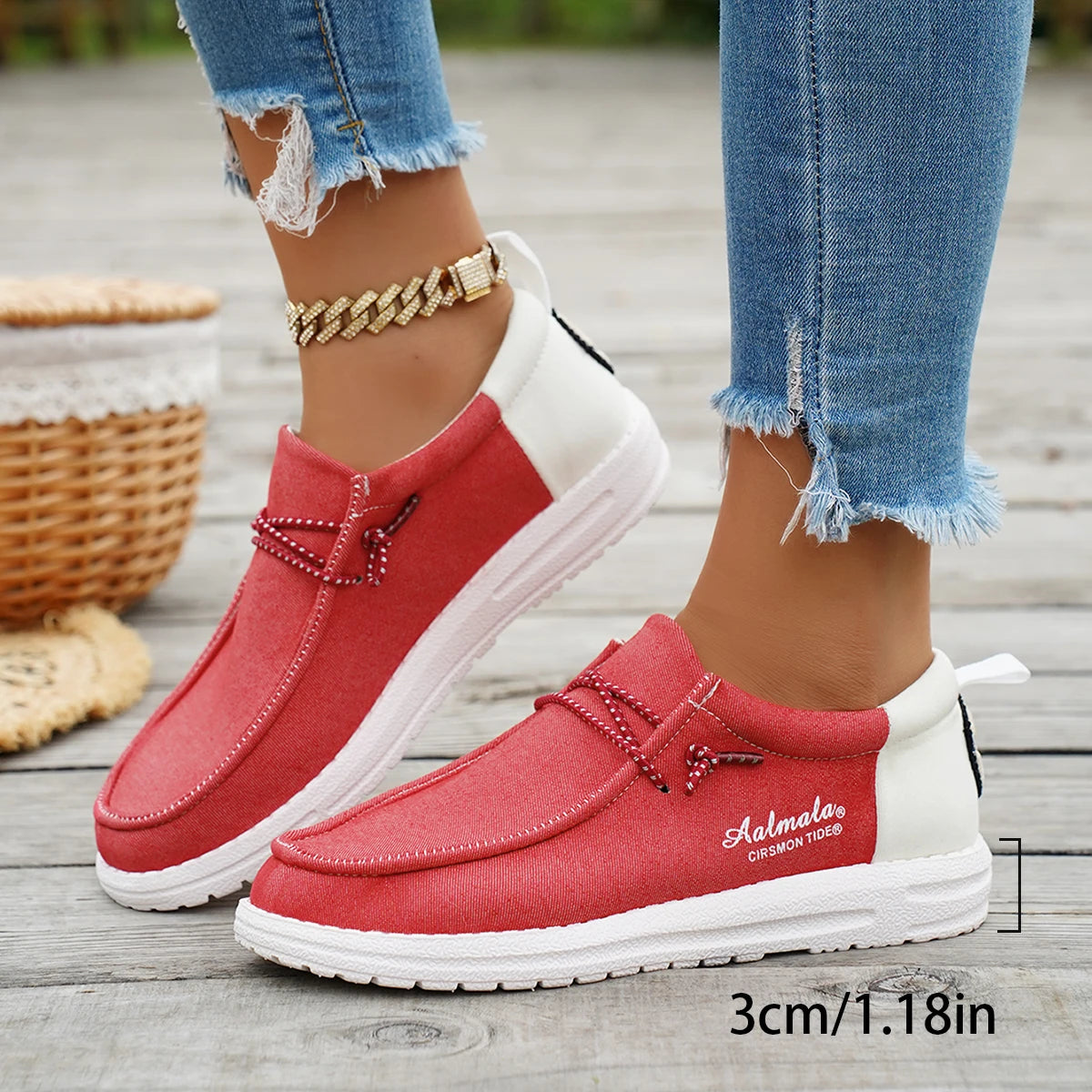 Fashion Loafers for Women Comfortable Lightweight Breathable Round Toe Casual Shoes Flat Slip-on Driving Shoes for Women