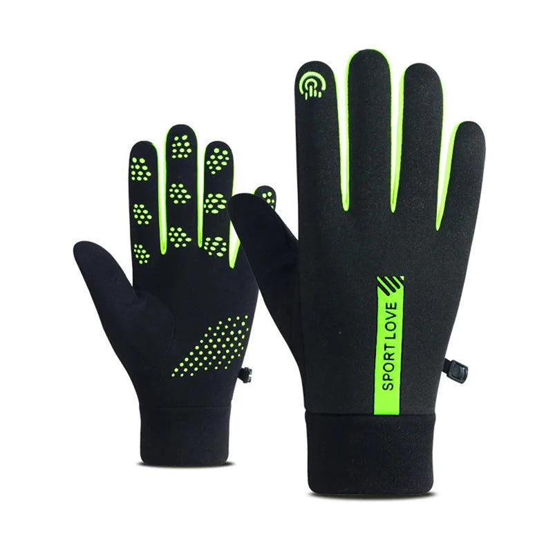 New Winter Gloves Men Women Touch Cold Waterproof Motorcycle Cycle Gloves Male Outdoor Sports Plus Velvet Warm Running Ski Glove