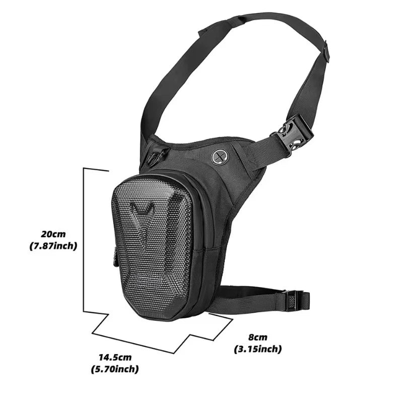Motorcycle Leg Bag Ride Bags Outdoor Casual Fanny Pack Bag Tactical Travel Bag Waterproof Men Hip Bum Pack Leg cycling Side Bag