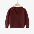 ZOETOPKID Winter Boys Knitted Sweaters Big Kids Clothes 2024 Autumn Children Cotton Pullover Teen Solid Knitwear Coats
