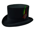 Men Top hat Magician Presidential high hat British jazz top hats male gentleman flat felt hat 2024 sombrero de copa británico