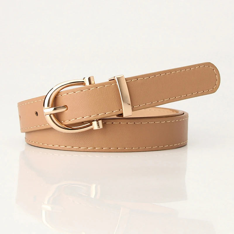 Leather Female Belt Strap Black Brown Green Women Belts Ladies Dress Belt Girls Pants Jean Waist Belt
