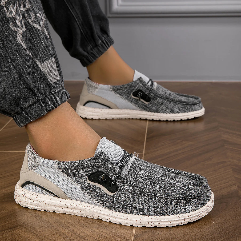 Men's Loafers Lightweight Comfortable Wide-Size Casual Sport Shoes for All Seasons Daily Wear Flat-Soled Men's Footwear
