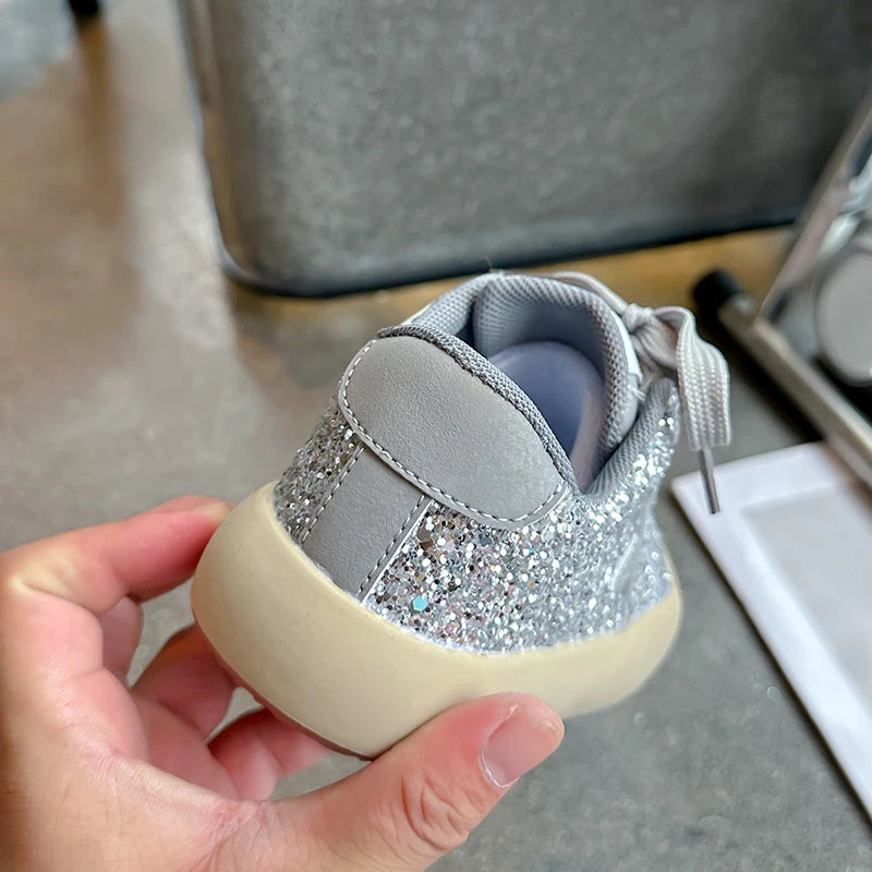 Sneakers Kids Summer New Boys Girls Sports Mesh Shoes Casual Board Shoes Leather Soft Soled Children Small White Shoes