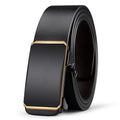 Men Belts Automatic Buckle Belt PU Leather High Quality For Men Leather Strap Casual For Jeans