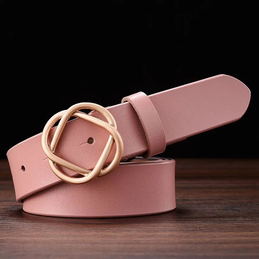 Female Belt New Classic Leather Belts for Women Brand Women Waistband Ceinture Femmes Women Belts  3.3cm Length:95-120cm