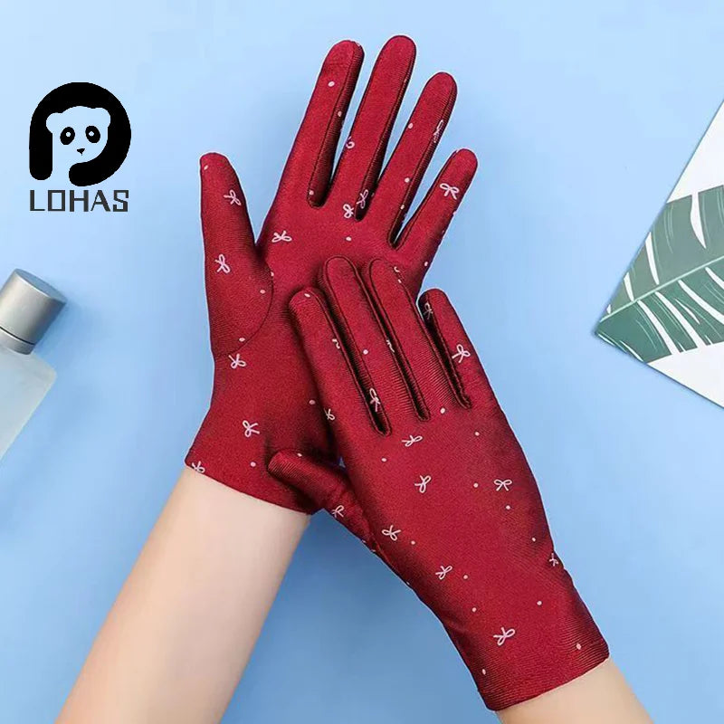 Summer Gloves for Women: Breathable Driving Mitten, Sunscreen Protection, for Girls.
