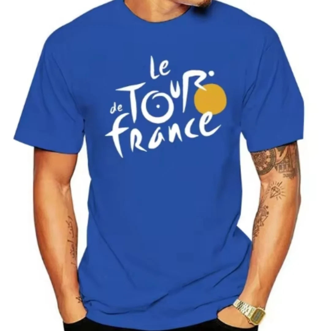 Men Short Sleeve Tshirt 3D Printing Tour De France Cycling Unisex Tee Summer Street Quick Dry Breathable Loose O-neck Sports Top