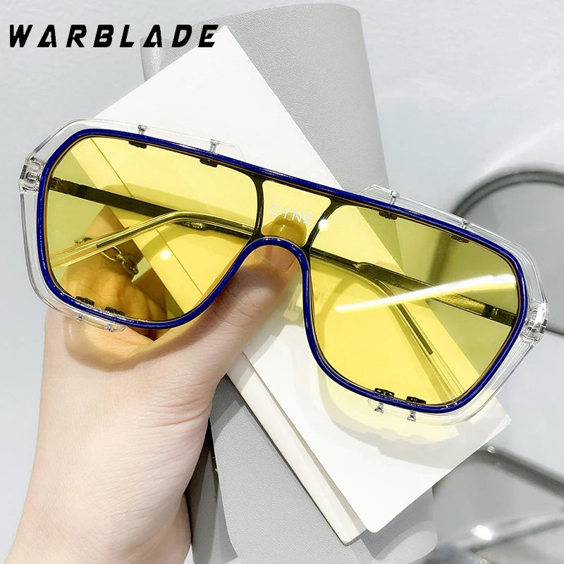 Men Oversized Sunglasses Women Fashion Sun Glasses For Women Brand Designer Vintage Glasses Square Sunglasses Men Metal Eyewear
