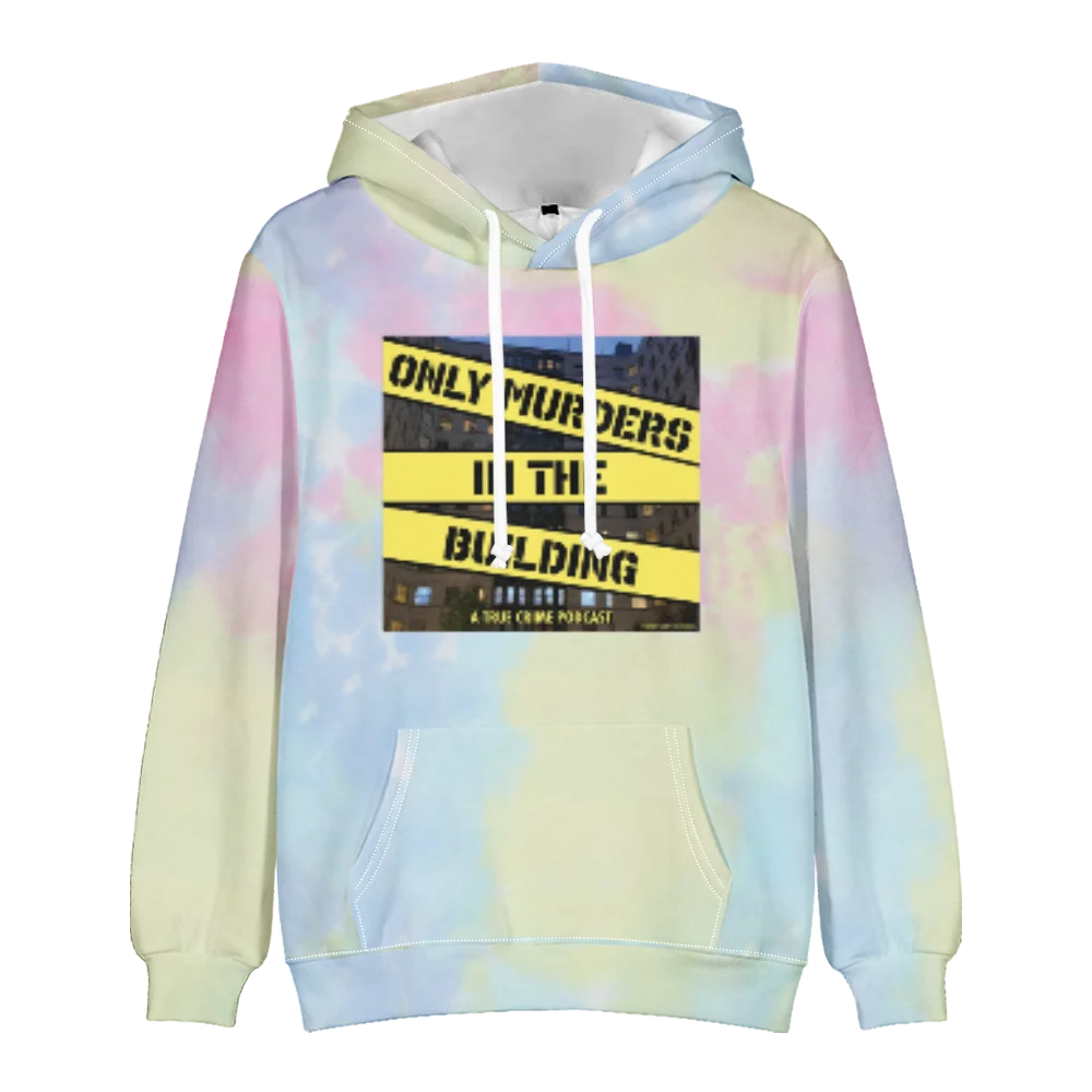Only Murders in the Building Bloody Tie Dye Hoodie Merch Hoodies Cosplay Women Men Fashion Casual Hooded Sweatshirts
