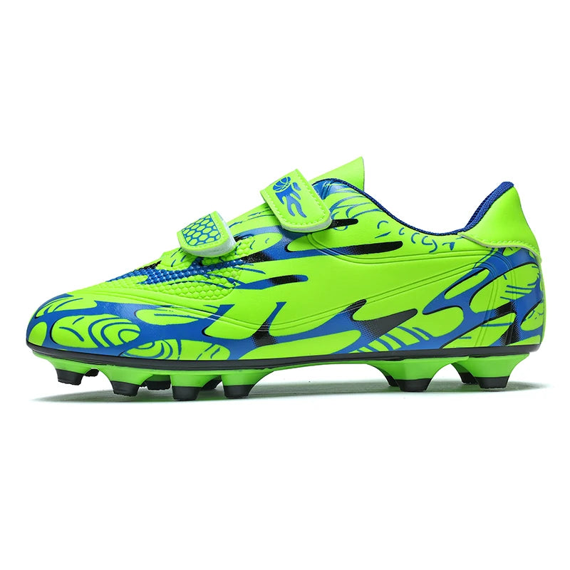 Children Football Shoes Professional Indoor Non Slip TF/FG Fast Grass Boys Match Wear Resistant Training Football Shoes for Kids