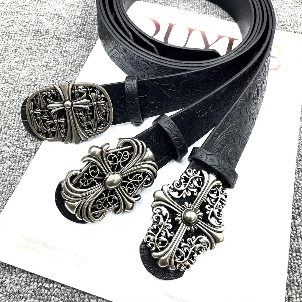 Retro Men's Belt Bohemian Style - Fashion Personalized Belt For Men Women Punk Rock Y2K Belts - For Jeans, Dresses & Casual Wear