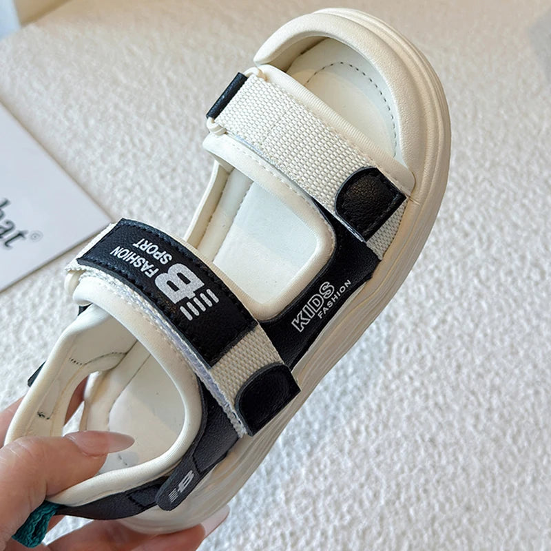 Kids Fashion Sport Sandals Girls Boys 2026 New Summer Casual Outdoor Non Slip Sandals Children's Lightweight Design Beach Shoes